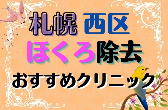 札幌市西区でほくろ除去が安い評判のいい編集部おすすめクリニック